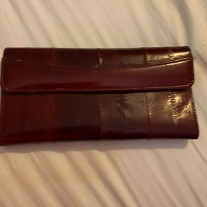 Burgundy wallet